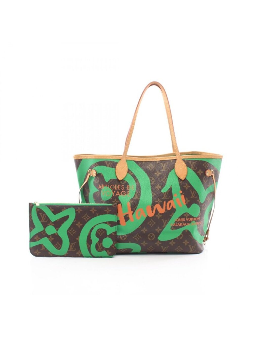Louis Vuitton Tote Neverfull MM Hawaii Limited Leather